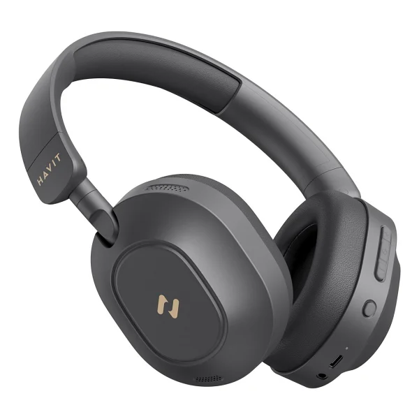 Havit H668bt ANC Mor Kulak Üstü Bluetooth Kulaklık - Görsel 7