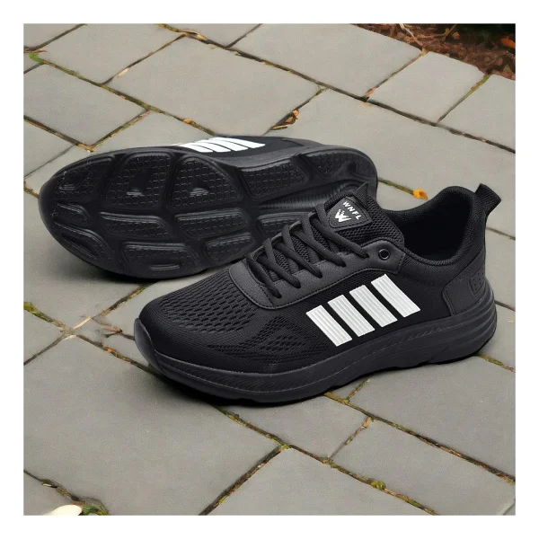 4310-1 Tam Ortopedik Taban Unisex Spor Ayakkabı Yazlık Hafif Eva Taban Günlük Spor Ayakkabı - Lacivert - 40 - Görsel 4