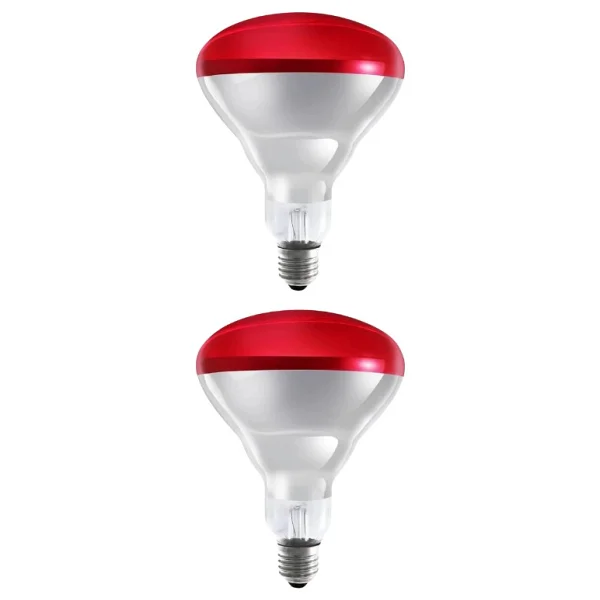 Avarson (2 Adet) 250w Kızılötesi (İnfrared) Isıtıcılı Hayvan Isıtma Ve Kuluçka Lambası (Kırmızı Işık) E27 (Kalın Duy) - Görsel 6