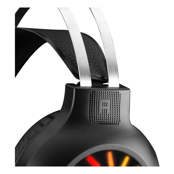 Rampage Zengibar Rm-K44 Siyah RGB 7.1 USB Kablolu Kulak Üstü Oyuncu Kulaklığı - Görsel 5