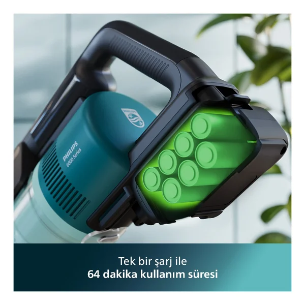 Philips Powercyclone Xc6553/01 Islak Kuru Şarjlı Dikey Süpürge - Görsel 6