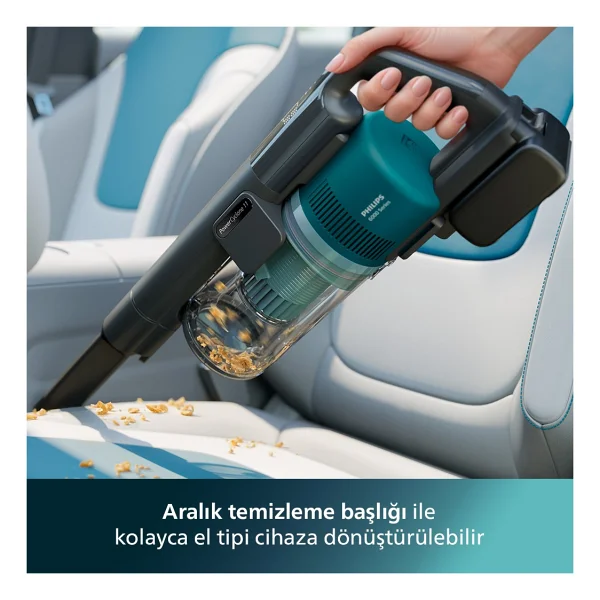 Philips Powercyclone Xc6553/01 Islak Kuru Şarjlı Dikey Süpürge - Görsel 7