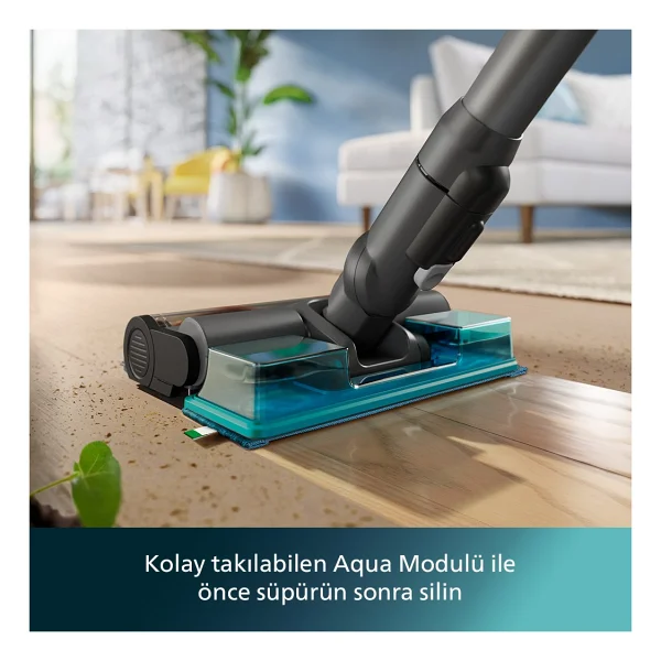 Philips Powercyclone Xc6553/01 Islak Kuru Şarjlı Dikey Süpürge - Görsel 8