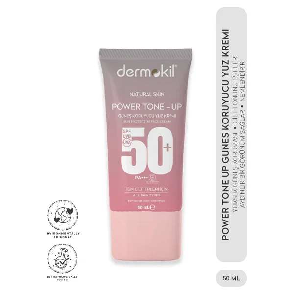 Dermokil Power Tone Up 50 Ml 50 Faktör Güneş Kremi - Görsel 4