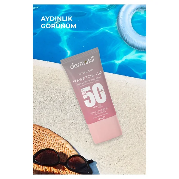 Dermokil Power Tone Up 50 Ml 50 Faktör Güneş Kremi - Görsel 2