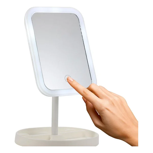 Polosmart Pbs517 Şarjlı LED Işıklı Makyaj Aynası Beyaz - Görsel 3