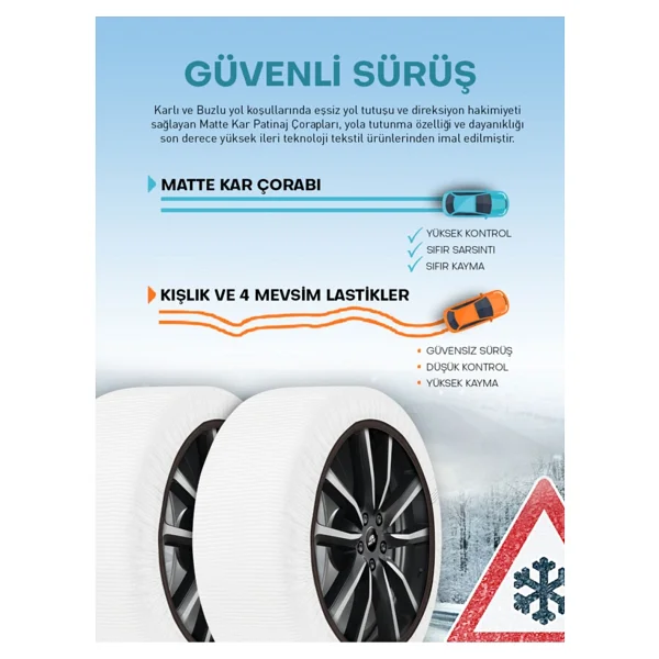 Matte Superx Series Medium Kar Çorabı - Görsel 5