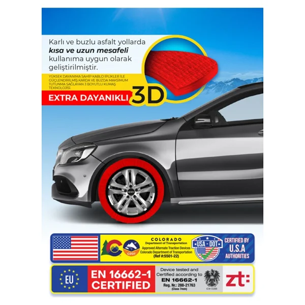 Matte Active Classic 62 Numara Medium Kar Çorabı - Görsel 7