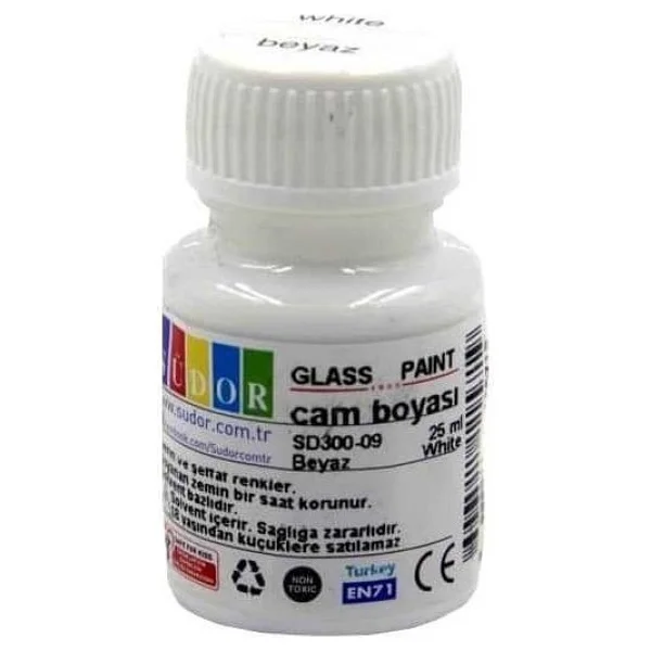 Südor Cam Boyası Beyaz Tek Renk - Görsel 3