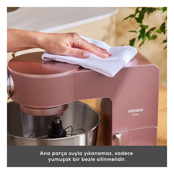 Karaca Multichef Ultra 8 Lt Rose Gold 2000 W Stand Mikser - Görsel 10