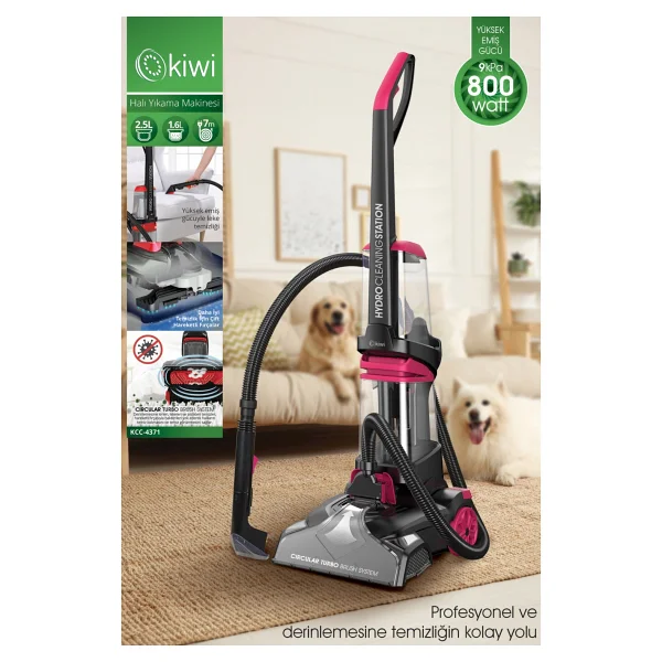 Kiwi Kcc-4371 Pro Koltuk Ve Halı Yıkama Makinesi - Görsel 2