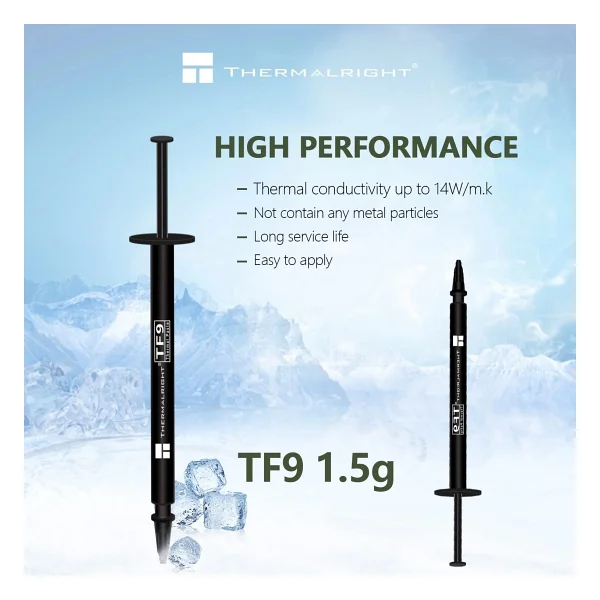 Thermalright Theramlright Tf9 Termal Macun 1.5gr - Siyah - Görsel 5