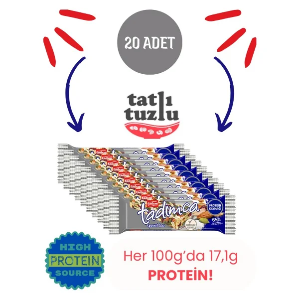 Tadım Sportif Bar 20x30 Gr - Görsel 2