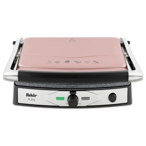 Fakir N Joy 1800 W Tost Makinesi Açık Pembe Renk Alüminyum Plaka Ve Çift Taraflı Izgara Özelliği - Görsel 6