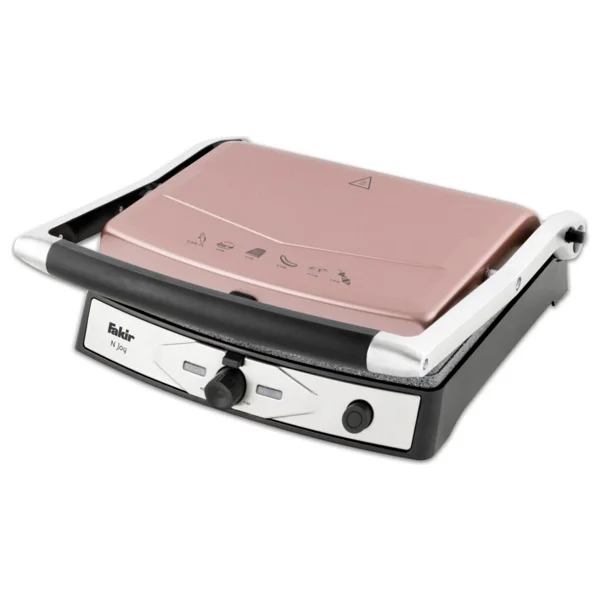Fakir N Joy 1800 W Tost Makinesi Açık Pembe Renk Alüminyum Plaka Ve Çift Taraflı Izgara Özelliği - Görsel 2