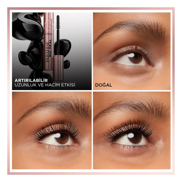 L'oreal Paris Big Deal Paradise Siyah Maskara - Görsel 10