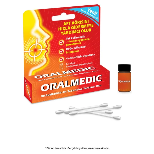 Oralmedic Aft (Ağız Yarası) Tedavisi Tek Kullanımlık, Yeni Ambalajında - Görsel 3