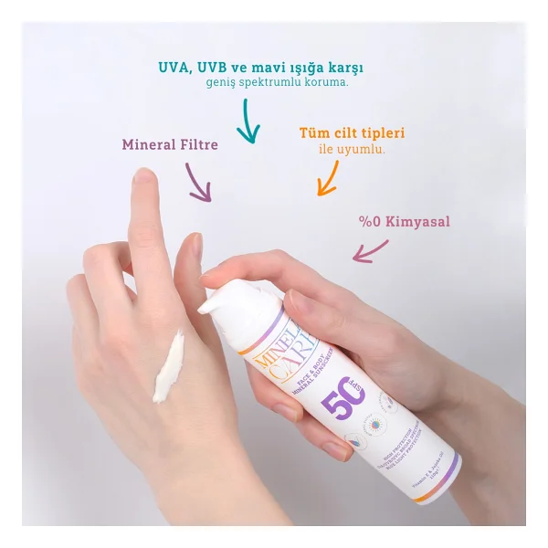 Minela Care Organik Mineral Filtreli 110 Gr 50 Faktör Bebek Ve Çocuk Güneş Kremi - Görsel 3