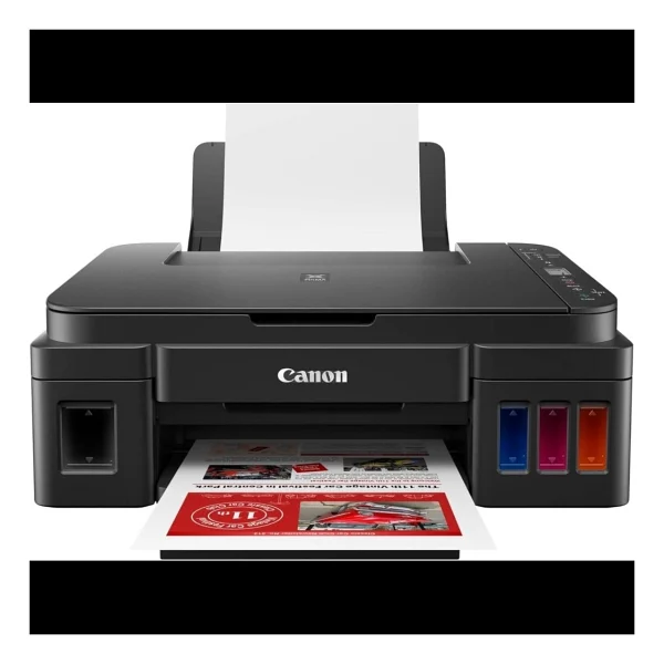 Canon Pixma G3416 Wi-Fi + Tarayıcı + Fotokopi Renkli Çok Fonksiyonlu Tanklı Mürekkep Püskürtmeli Yazıcı - Orjinal Mürekkepli - Görsel 2