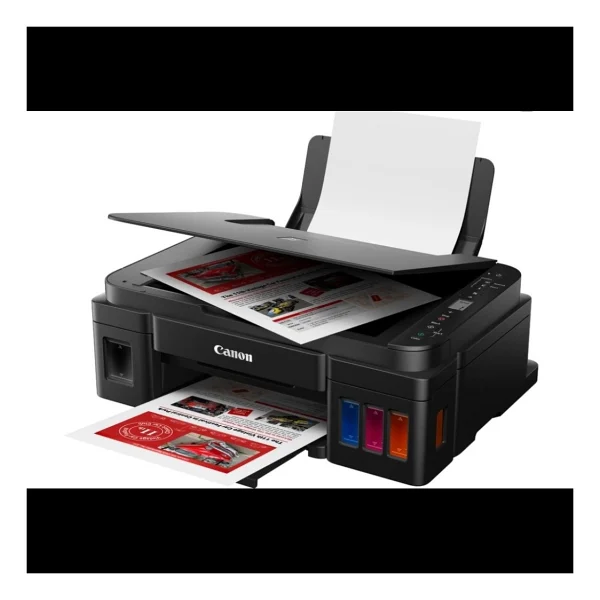 Canon Pixma G3416 Wi-Fi + Tarayıcı + Fotokopi Renkli Çok Fonksiyonlu Tanklı Mürekkep Püskürtmeli Yazıcı - Orjinal Mürekkepli - Görsel 4