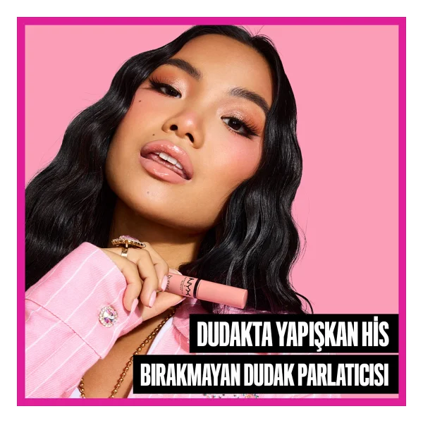 Nyx Makeup Butter Gloss Creme Brulee Dudak Parlatıcısı - Görsel 3
