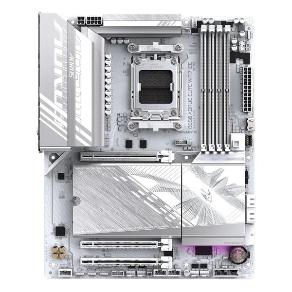 Gigabyte B850 Aorus Elite Wıfı7 Ice AMD Am5 DDR5 Atx Anakart - Görsel 3
