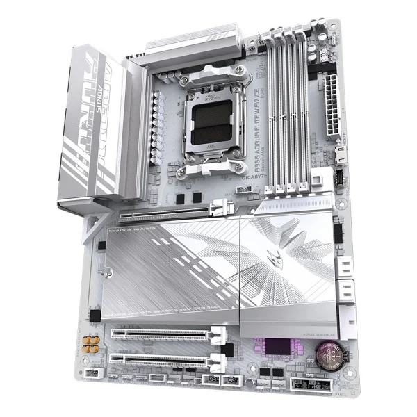 Gigabyte B850 Aorus Elite Wıfı7 Ice AMD Am5 DDR5 Atx Anakart - Görsel 4