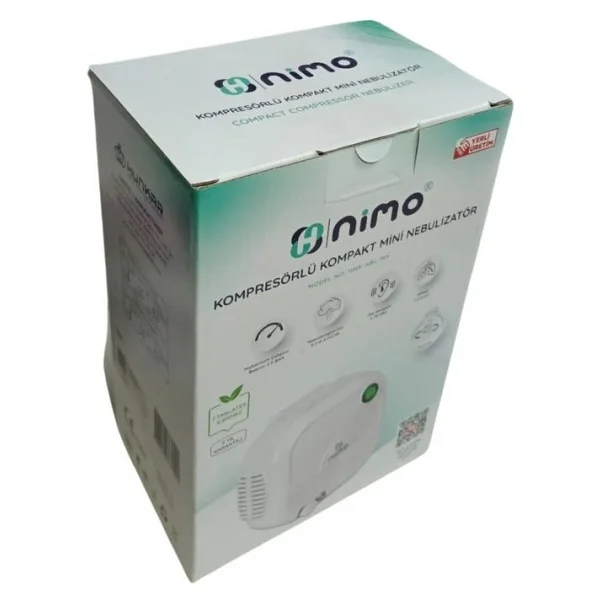 Nimo Kompresörlü Kopmpakt Mini Nebulizatör Hnk-Nbl-Mn - Görsel 2
