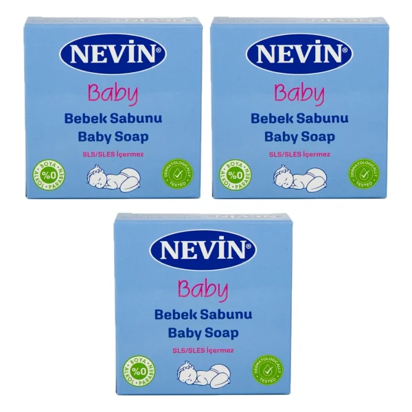Nevin Baby 100 Gr 3 Adet Bebek Sabunu - Görsel 2