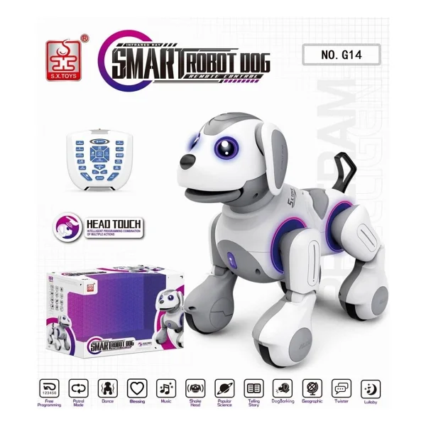 Vardem G14 Uzaktan Kumandalı Full Fonksiyon Smart İnteraktif Akıllı Robot Köpek - Görsel 2