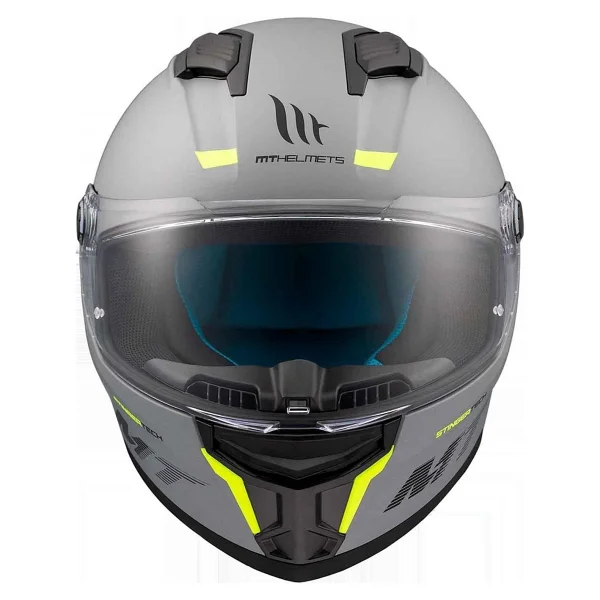 Mt Stinger 2 Nardo Gri Full Face Motor Kaskı - Görsel 3