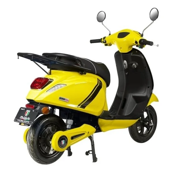 Mobilette Wind 5500 1500 W Elektrikli Motosiklet Sarı - Görsel 3