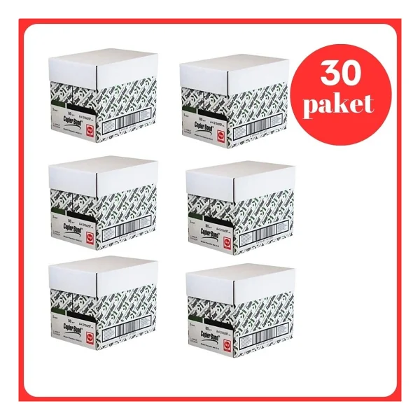 Copier Bond A4 80 Gr 15000 Yaprak 30'lu Paket Fotokopi Kağıdı - Görsel 2