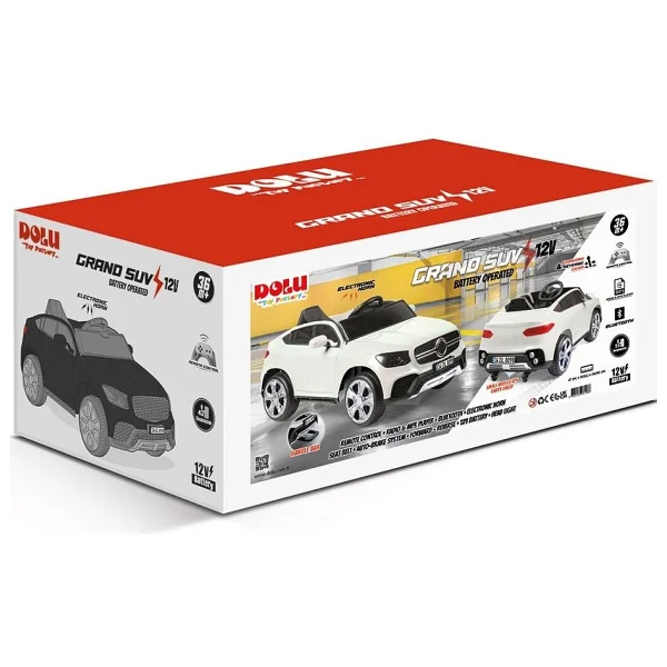 Dolu Grand Suv 8198 Beyaz 12 V Uzaktan Kumandalı Akülü Araba - Görsel 8