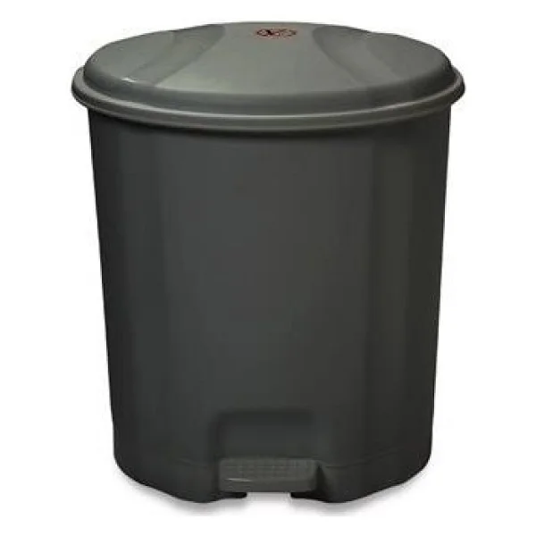 Motek Elit Antrasit Siyah Pedallı Plastik 22 Lt Çöp Kovası - Görsel 2