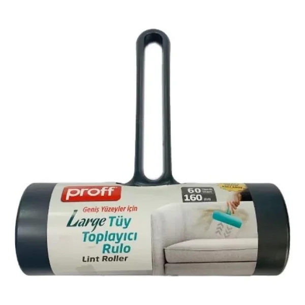 Proff Geniş Evcil Hayvan Yapışkanlı Rulo Tüy Toplayıcı 60 Yaprak - 16 Cm. - 1 Adet - Görsel 3