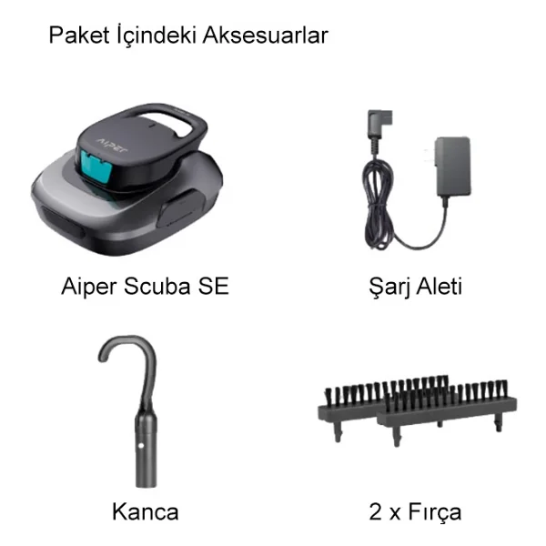 Aiper Scuba Se Kablosuz Havuz Temizleme Robotu - Görsel 3