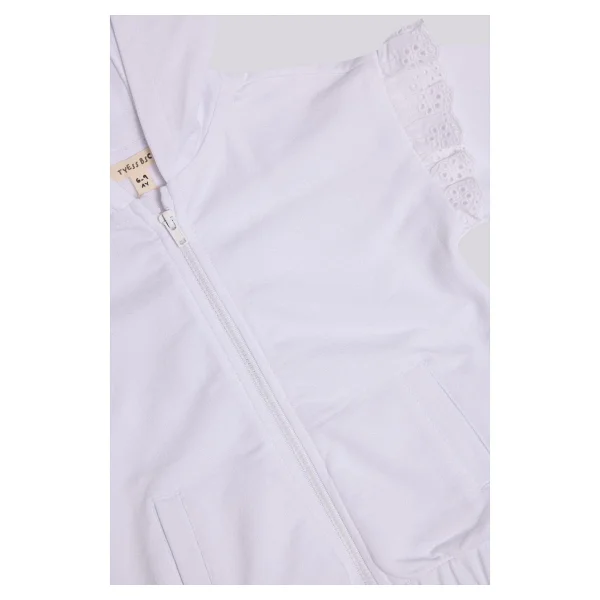 GB Baby Basic Bg Store Kız Bebek Beyaz Eşofman Takımı - 1 - Görsel 3