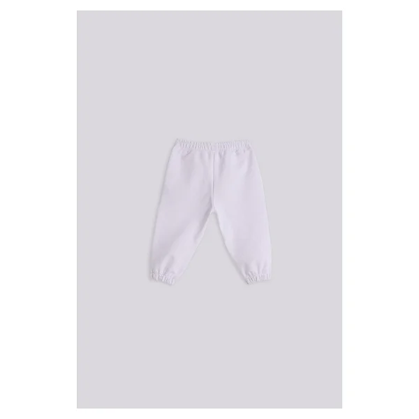 GB Baby Basic Bg Store Kız Bebek Beyaz Eşofman Takımı - 1 - Görsel 5
