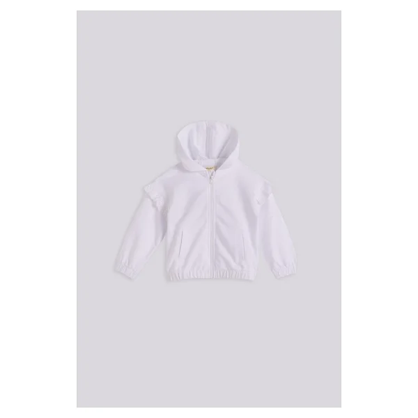 GB Baby Basic Bg Store Kız Bebek Beyaz Eşofman Takımı - 6 Ay - Görsel 6