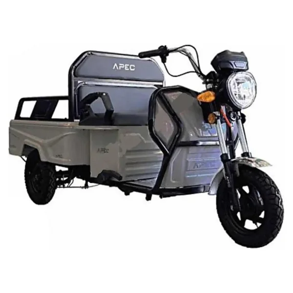 Apec Apt4 1000 W 3 Tekerlekli Elektrikli Motosiklet Gri - Görsel 2