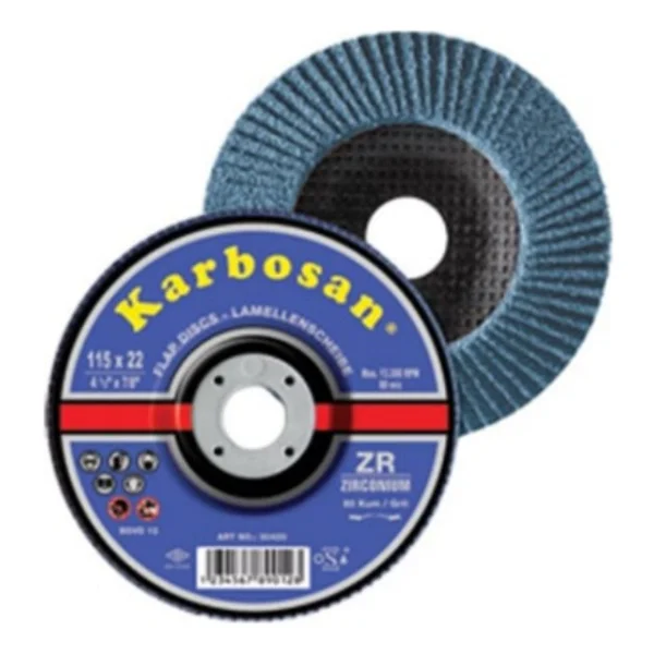 Karbosan 983460 Premium Line Zr Sd Flap 60 Kum Disk Zımpara 5 Adet - Görsel 2