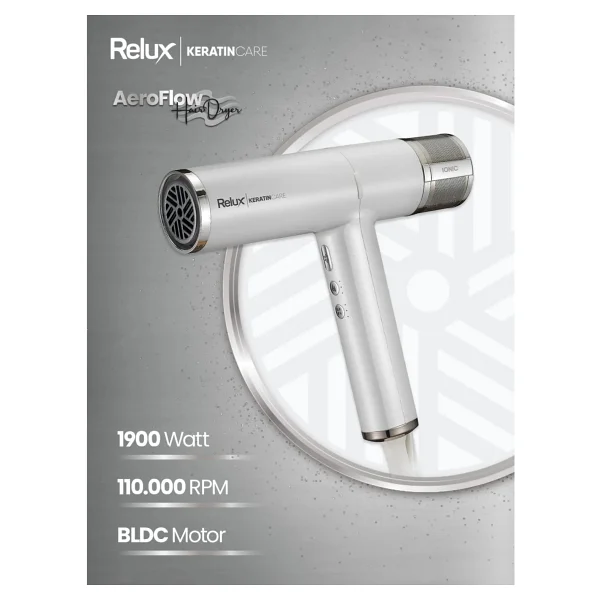 Relux Rhd9190w Beyaz 1900 W Saç Kurutma Makinesi - Görsel 10