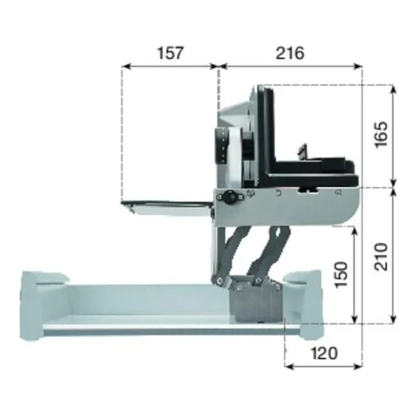 Ritter Aes 62 Sr H Ankastre Raylı Dilimleme Makinesi - Görsel 8