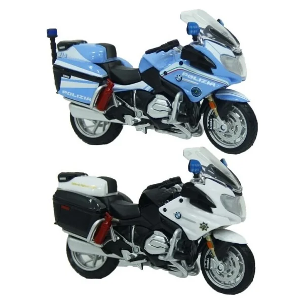 Nessiworld Maisto 1:18 Polis Motorsikleti - Görsel 4