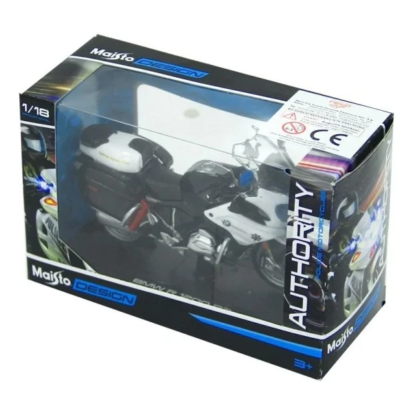 Nessiworld Maisto 1:18 Polis Motorsikleti - Görsel 5