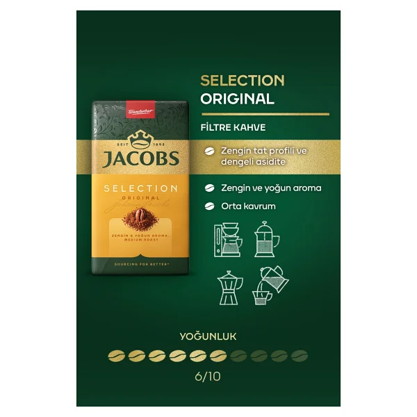 Jacobs Selection Filtre Kahve 250 Gr 4'lü - Görsel 2