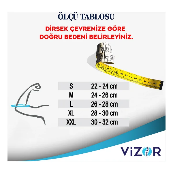 Vizor Code 303 Silikon Destekli Dirseklik - Görsel 2