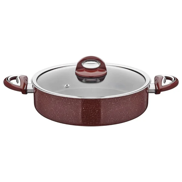 Taç Titan 26 Cm Basık Granit Tencere - Görsel 2