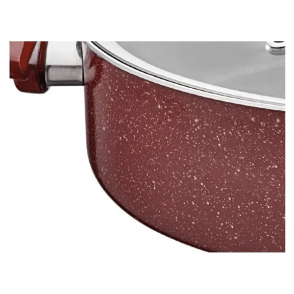 Taç Titan 26 Cm Basık Granit Tencere - Görsel 3